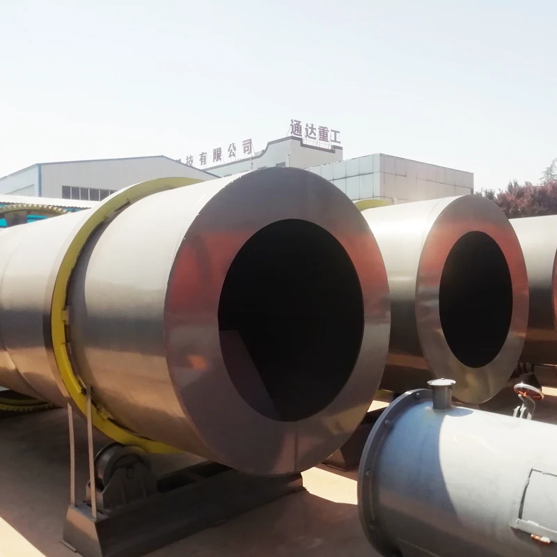 Revolving Coating Rotary Drum Compound Organic Fertilizer Pellets Coating Machine