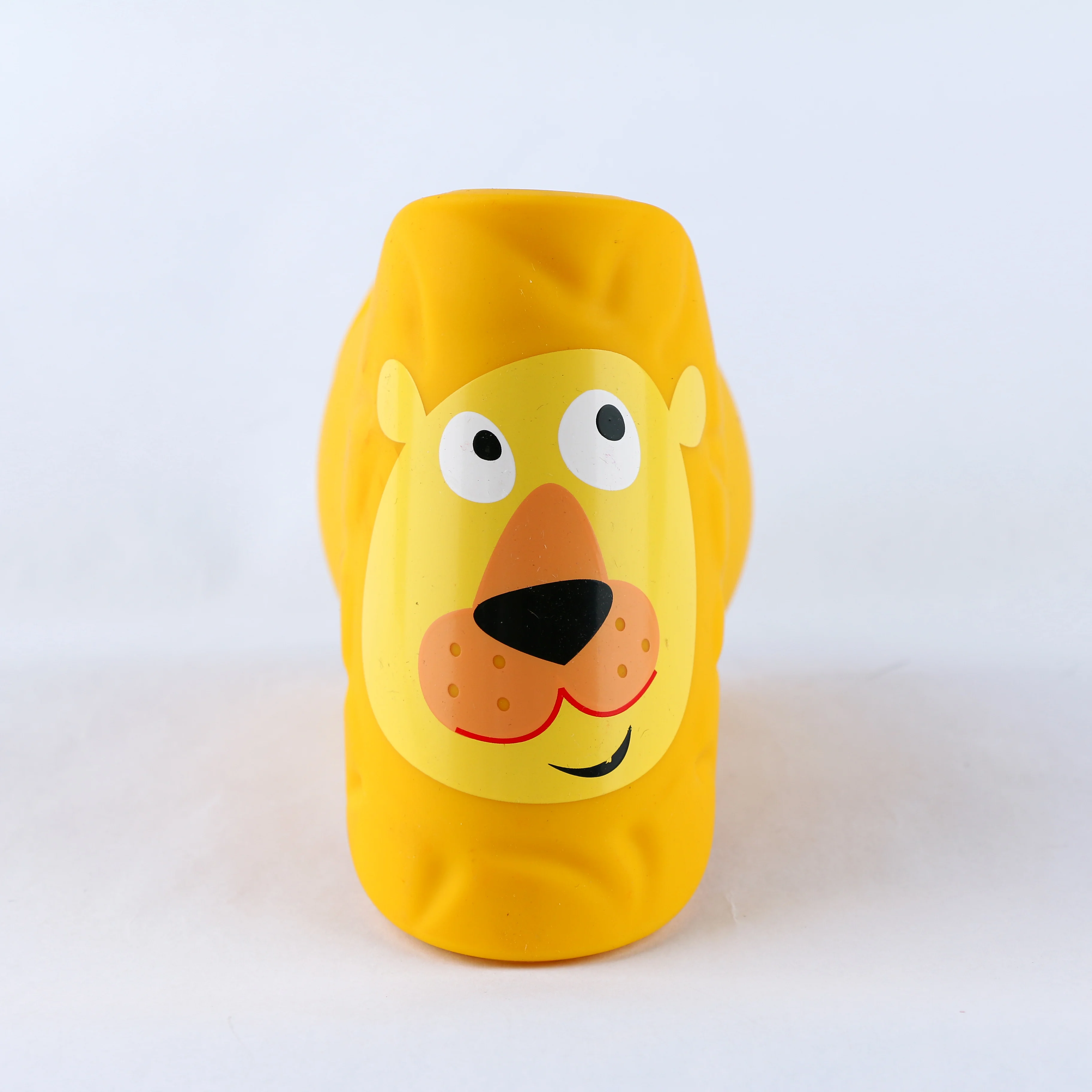 Soft Printing Lion Baby Bath Toys Silicone Bath Tub Spout Cover