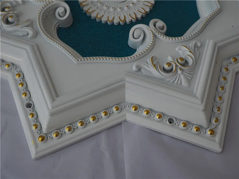 Hot Sale European Palace Style Artistic Drop Ceil Round Chandelier Ceiling Medallion Gold