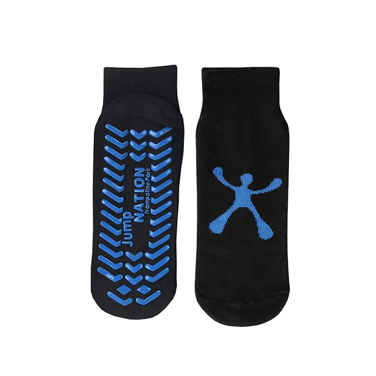 wholesale Indoor Trampoline non slip socks Custom Anti Slip Trampoline park Socks