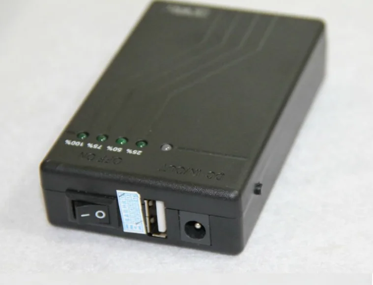 High quality 12V 3800mah Rechargeable Li-ion polymer Battery with 5v USB DC 12v output for CCTV Camera led strip