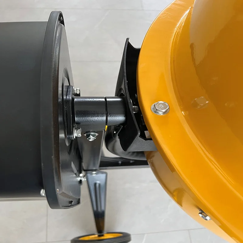 New type 2.8 Cubic Ft Portable 80L Mini Concrete Mixer with welded bottom and new motor housing