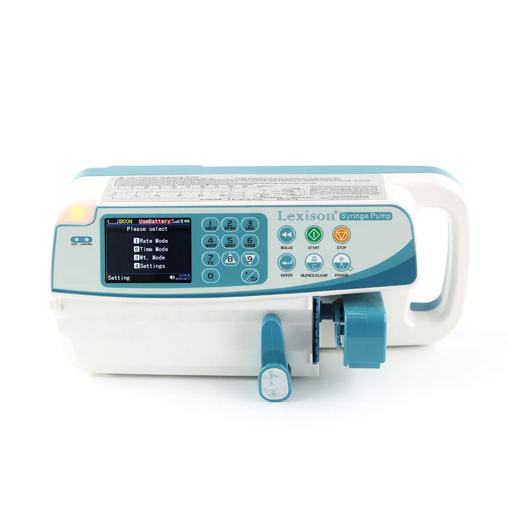 
China Supplier Ambulance use Medical Syringe Infusion Pump 
