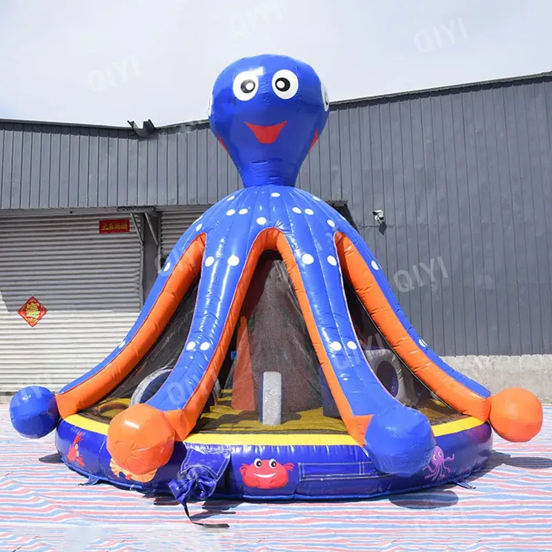 Inflatable castle bouncer blow up bouncy jump Inflatable Jumping Commercial Octopus Bounce House