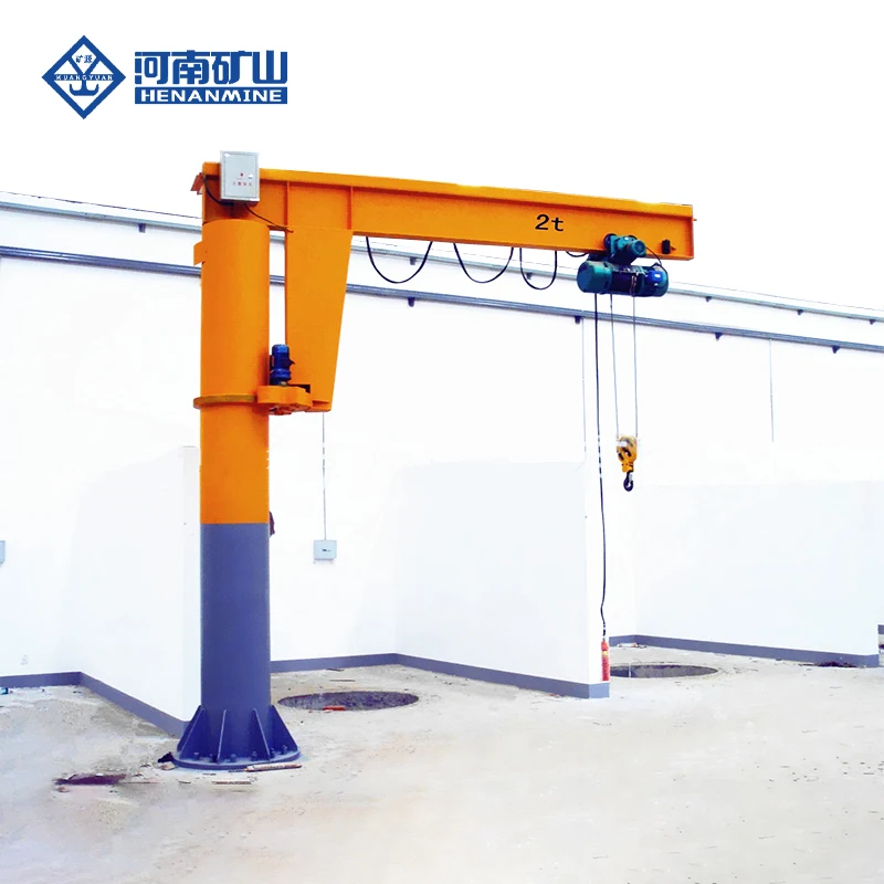 180 360 degree rotating jib crane 3 ton free standing jib crane 5t