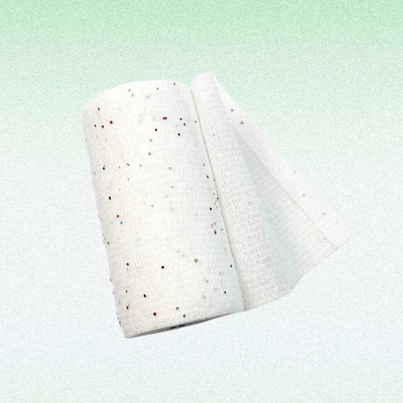 Custom Logo Printed Cohesive Bandage Non Woven Cohesive Flexible Bandage Self-adhesive Bandage For Pet Use