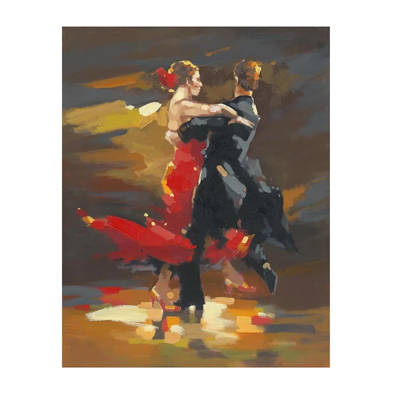 Naked Body Painting Canvas Hand Painting Dance Ballet Paintings