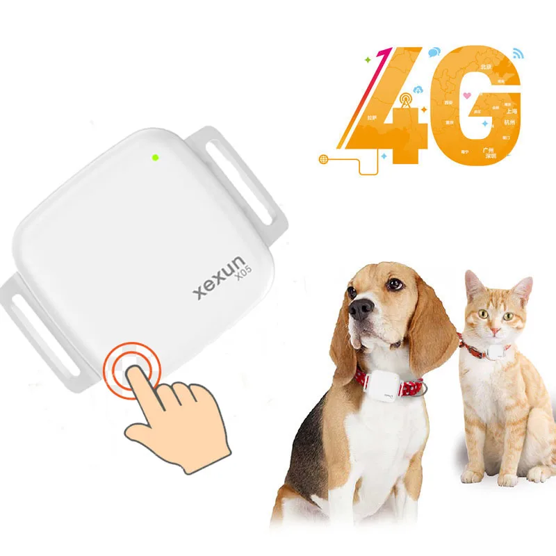 4G Pet GPS Tracker Real Time Tracking Geo Fence Collar Cut Alert Solar Powered Cow Tracking Device For Dog Cat
