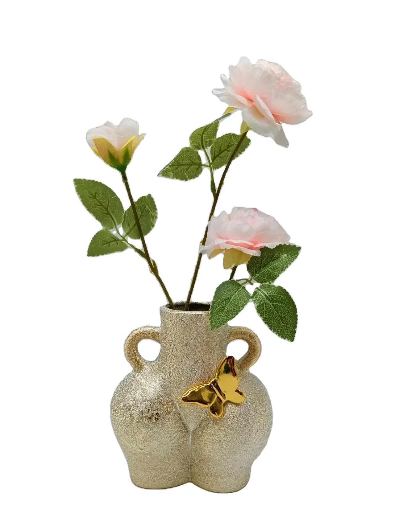 Customized Unique Design Modern White Vase Hotel Flower Vase Wedding