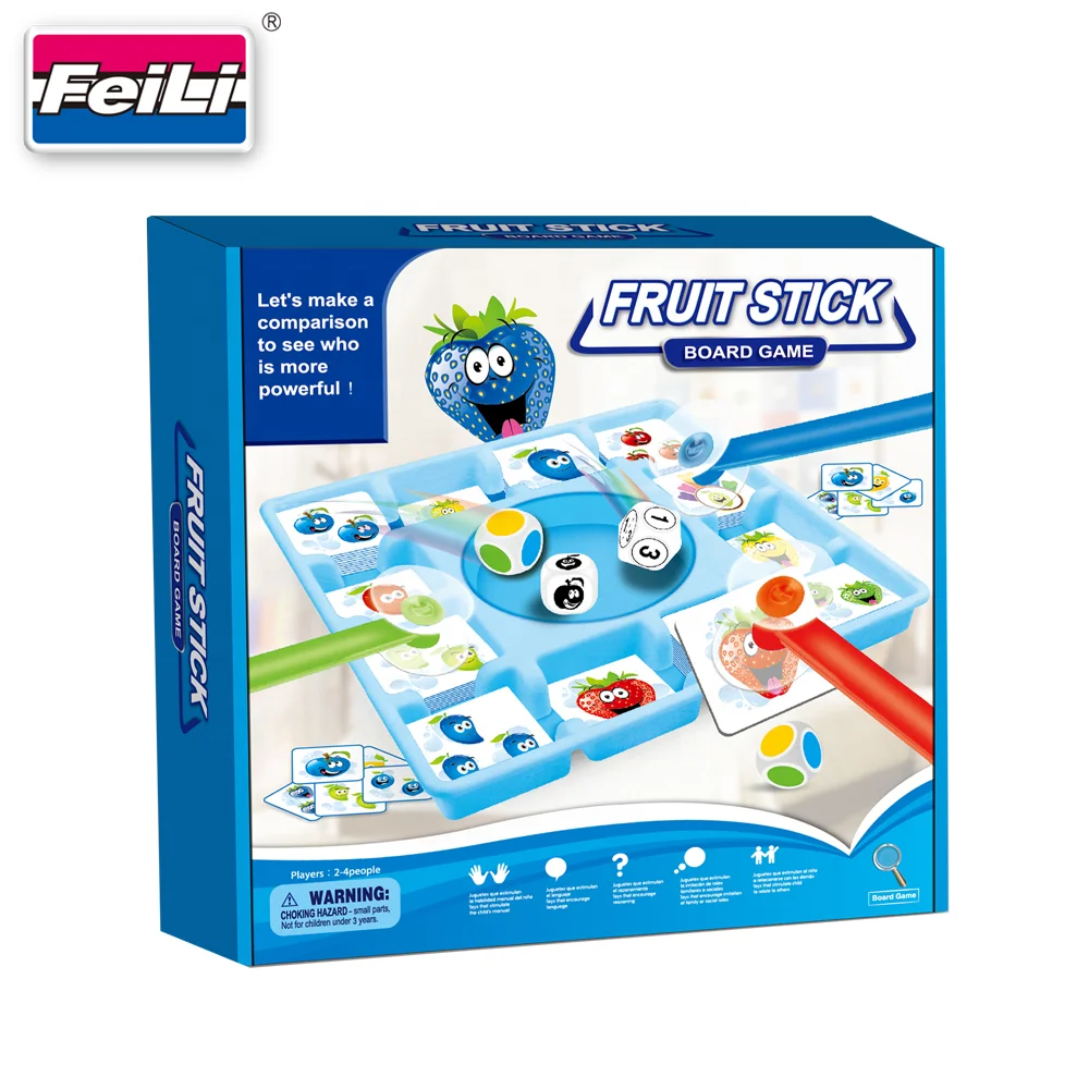 hot sell online shop  fruit stick board game toys for kids children educational toys