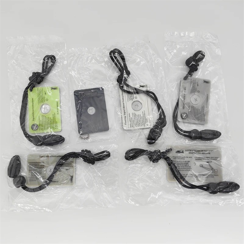 JK-LM-009  Camping Hiking Super Outdoor signal Mirror for Survival Emergency Gear Kit