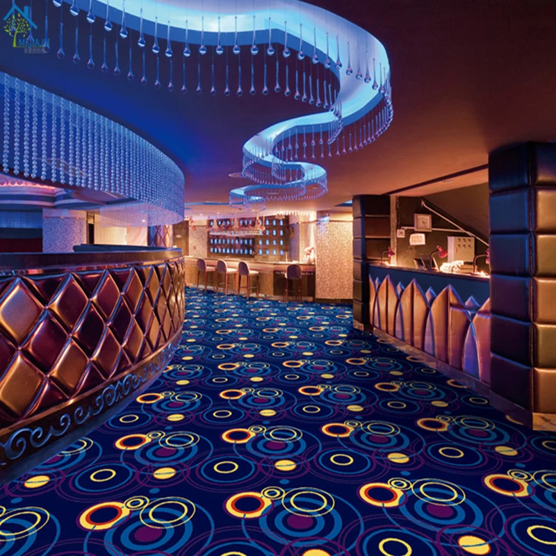 High Quality Broadloom Wall To Wall Hotel Room Carpet Hallway Hotel Fireproof Non slip Printed Carpets Price