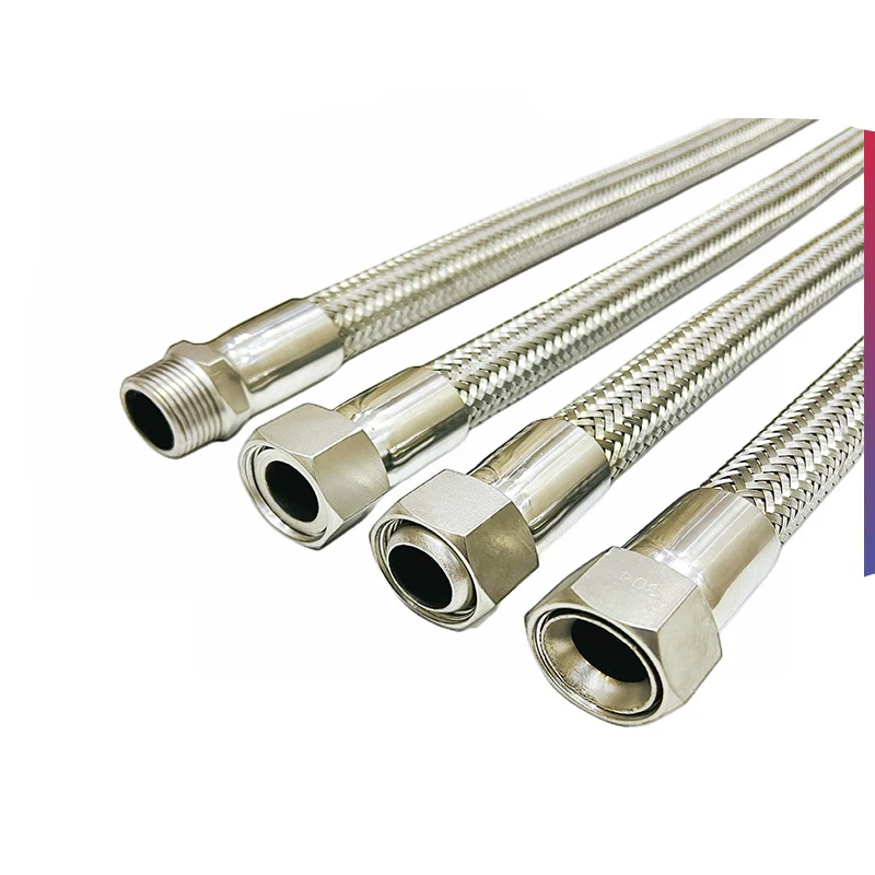 High Pressure flexible metal hose and temperature resistance Stainless Steel Flexible Hose DN15/25/20/32/40