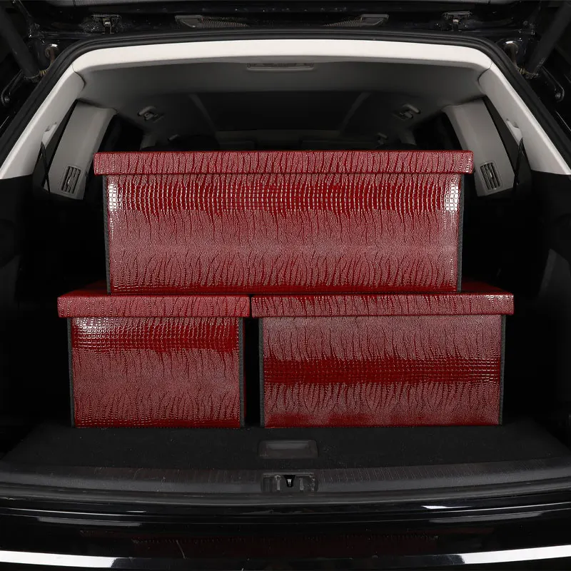 New popular foldable cargo auto car trunk storage boxes organizers car storage box for trunk car trunk universal storage box org