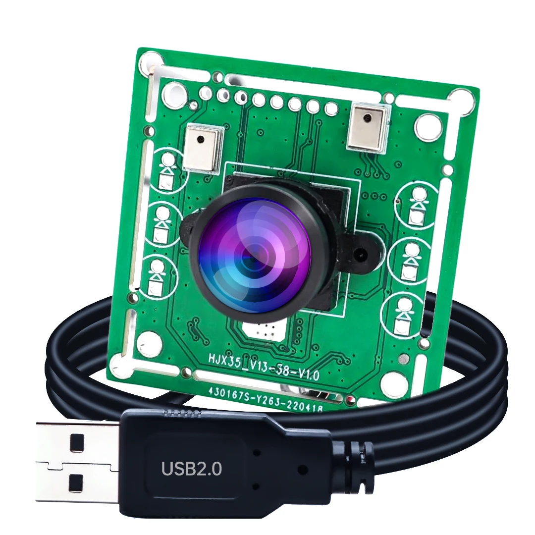 Custom 2MP Global shutter 60FPS Camera OG02B10 Sensor machine vision High speed capture scanning USB Camera Module