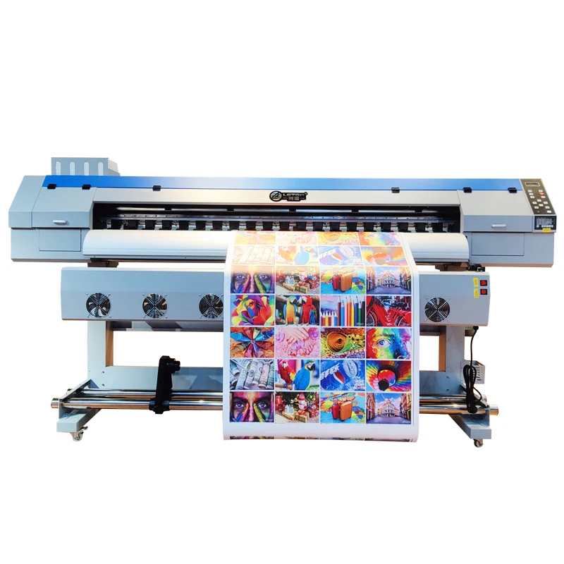 LETOP 1600 мм 1900 CMYK эко сублимационный цифровой печатный плоттер автоматический струйный Большой принтер для виниловой пленки
