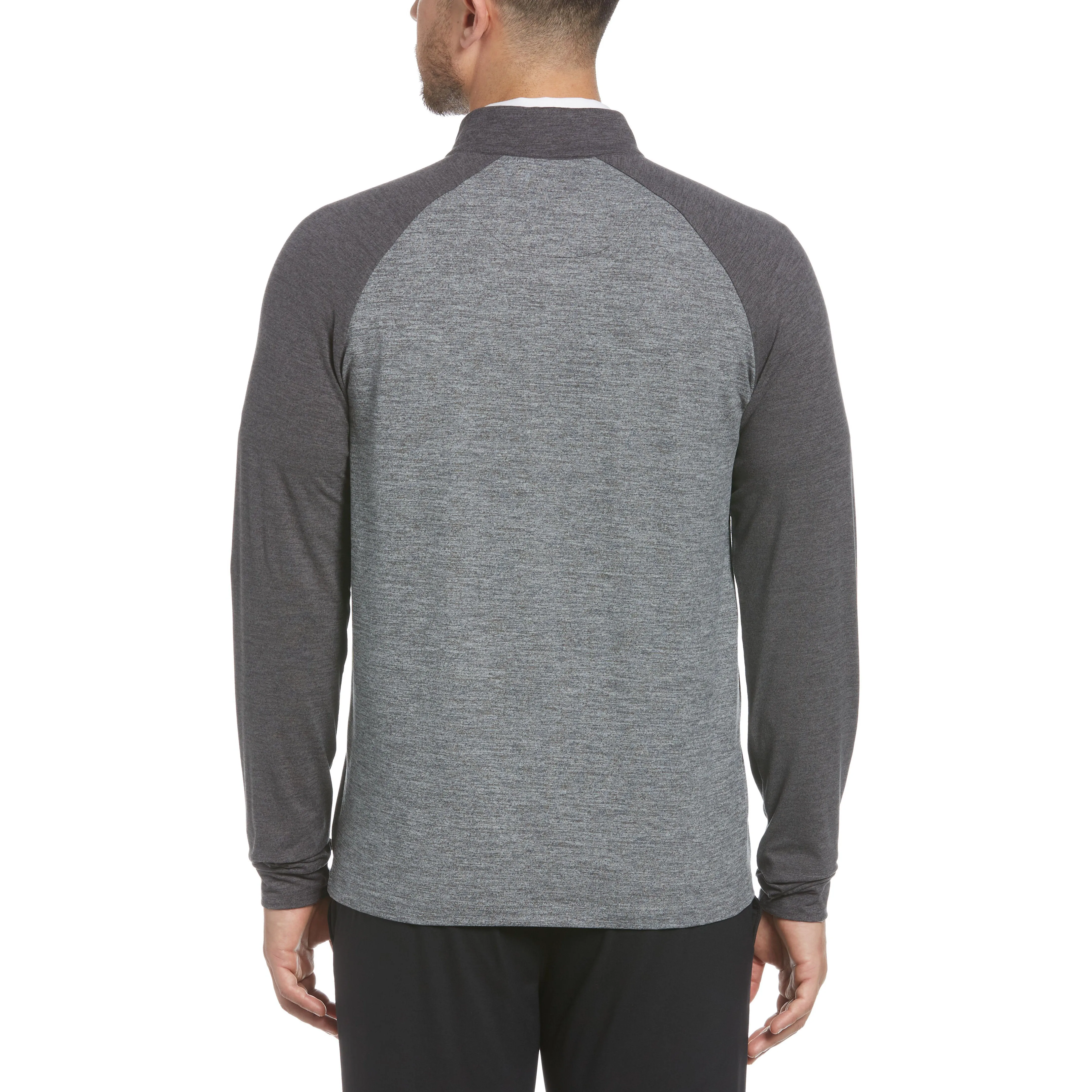 OEM Custom OEM Logo Men Polyester Cotton Long Sleeve Knitted 1/4 Quarter Zip Golf Pullover