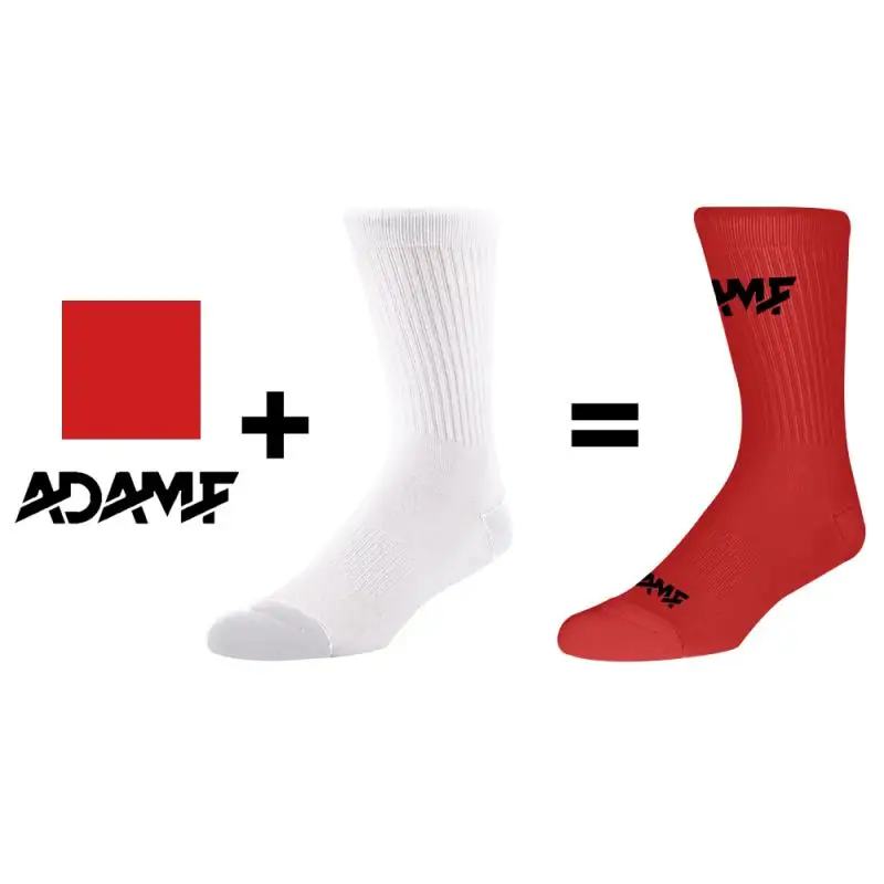 Factory hot sale wholesale print socks white sublimation blank with price top seller socks