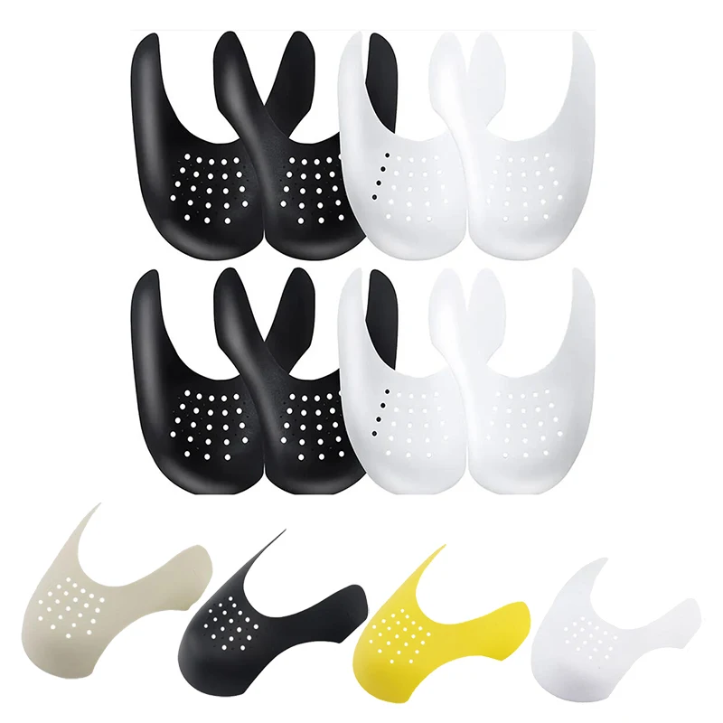 1Pair Shoe Crease Protectors Anti wrinkle Shoe Shield Inserts Protector for Sneakers Crack Toe Cap Support Shoe Stretcher