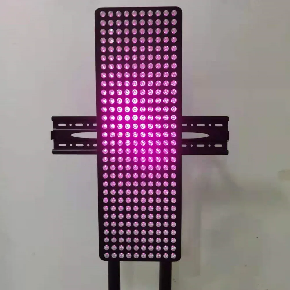 1500W Dual Chip Red Light Panel Bed 5 PDT Machine Red Light Therapy Panel Black
