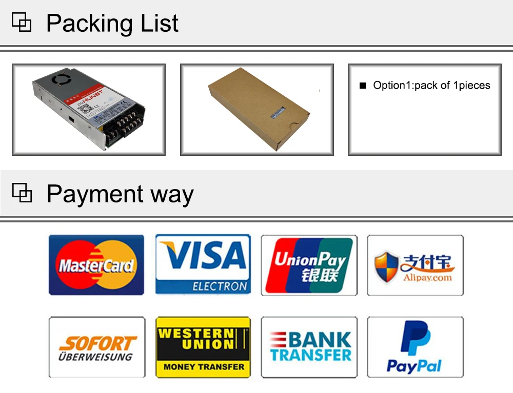 Packing List