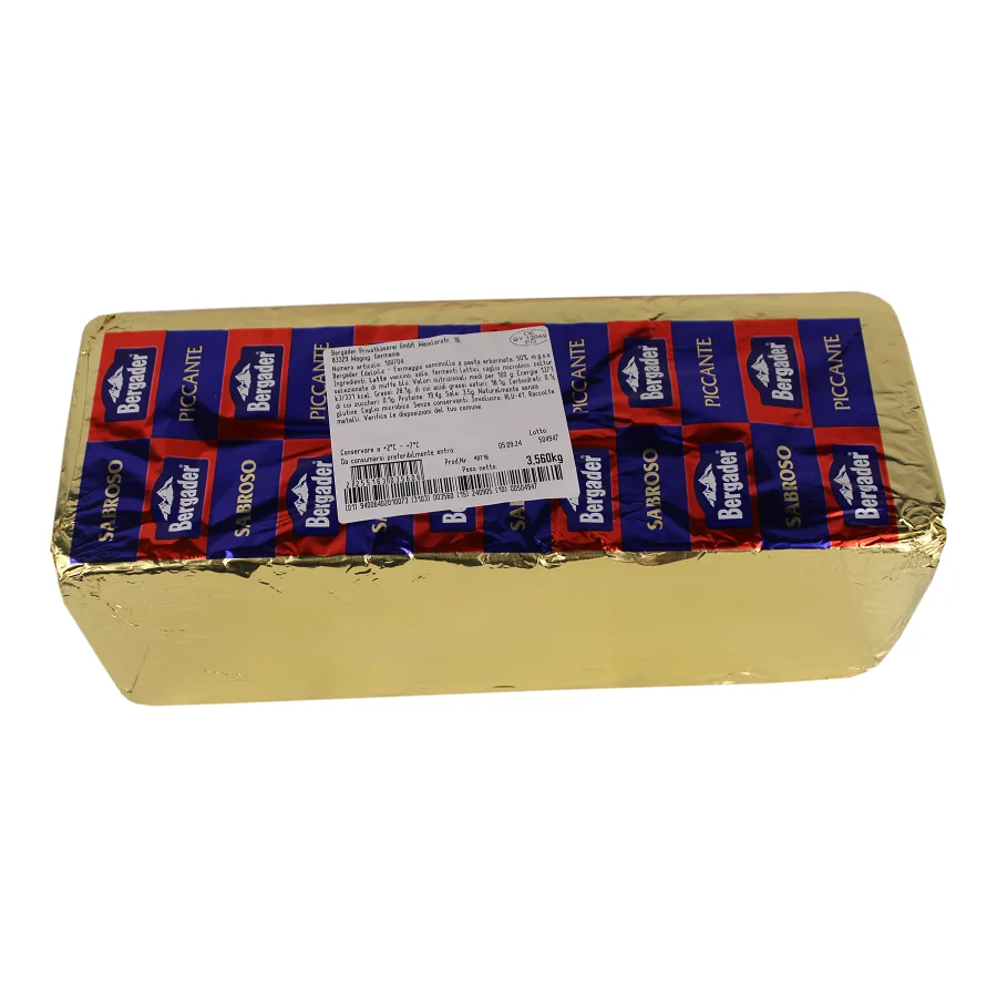 Zarpellon Brand 41C501B Milk Salt Microbial Rennet Penicillium Ingredients Bergader Stanghe Ripened Semi Hard Cheese