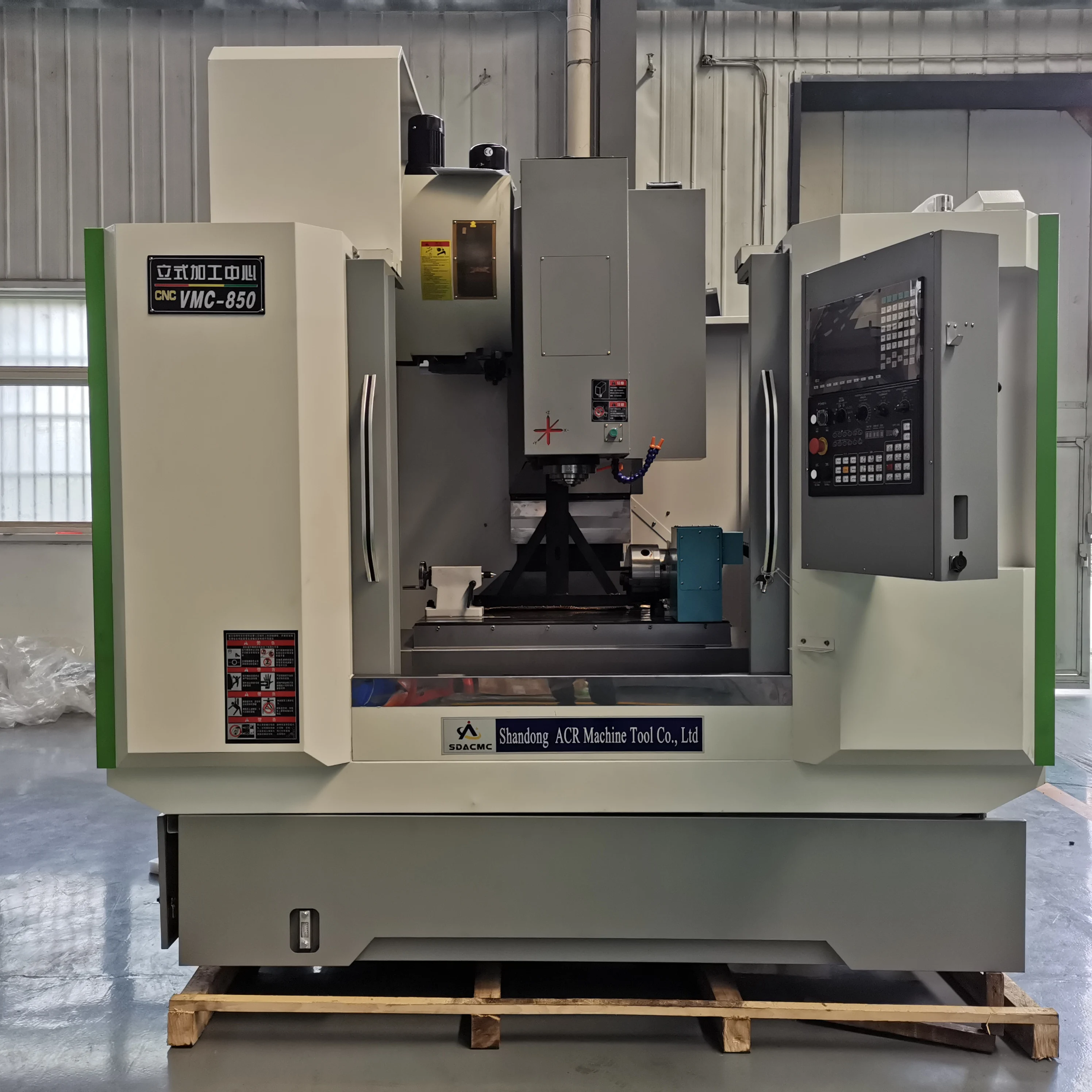 China Cnc 4 Axis Vertical Machining Center VMC850  Machining Sustainable CNC Vertical Machining Center