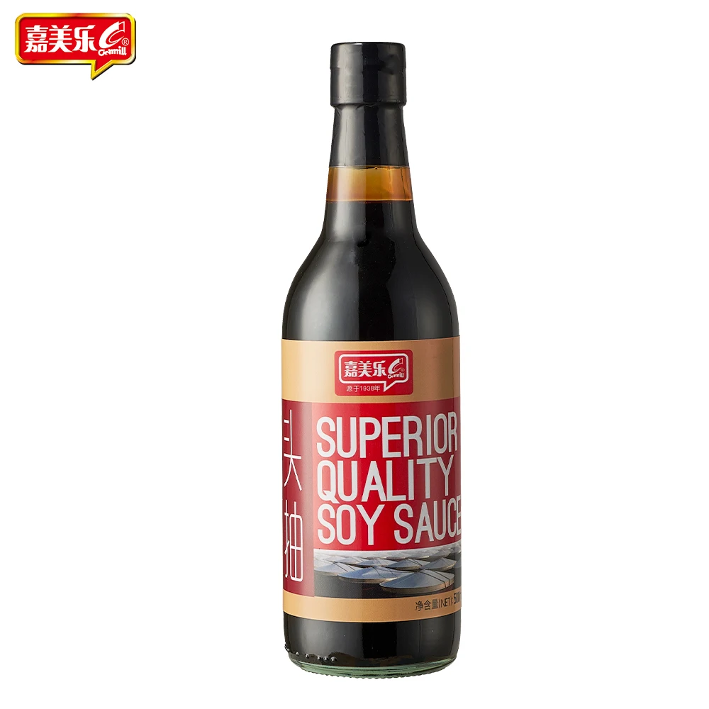 Non-GMO premium low sodium liquid 500ml bottle bulk soya light sauc soy sauce for kicap