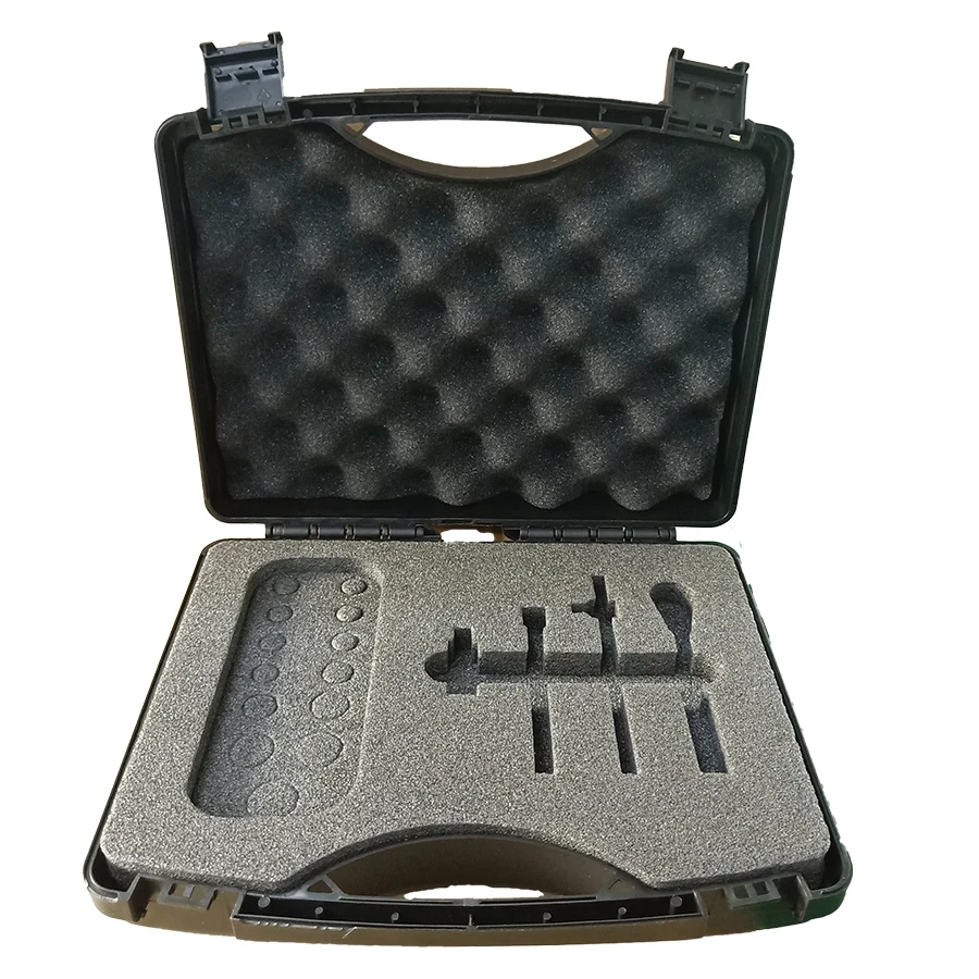 Small Simple Briefcase Injection Molded Cases Hard Carrying Case With Foam Insert