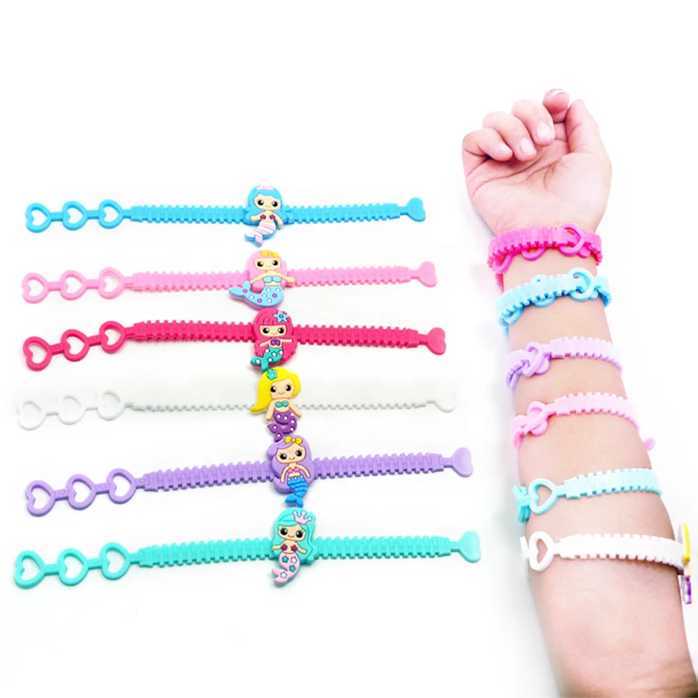 Kids Adult Rubber Customized Adjustable 18cm Silicone Soft Pvc Bracelet Wristband