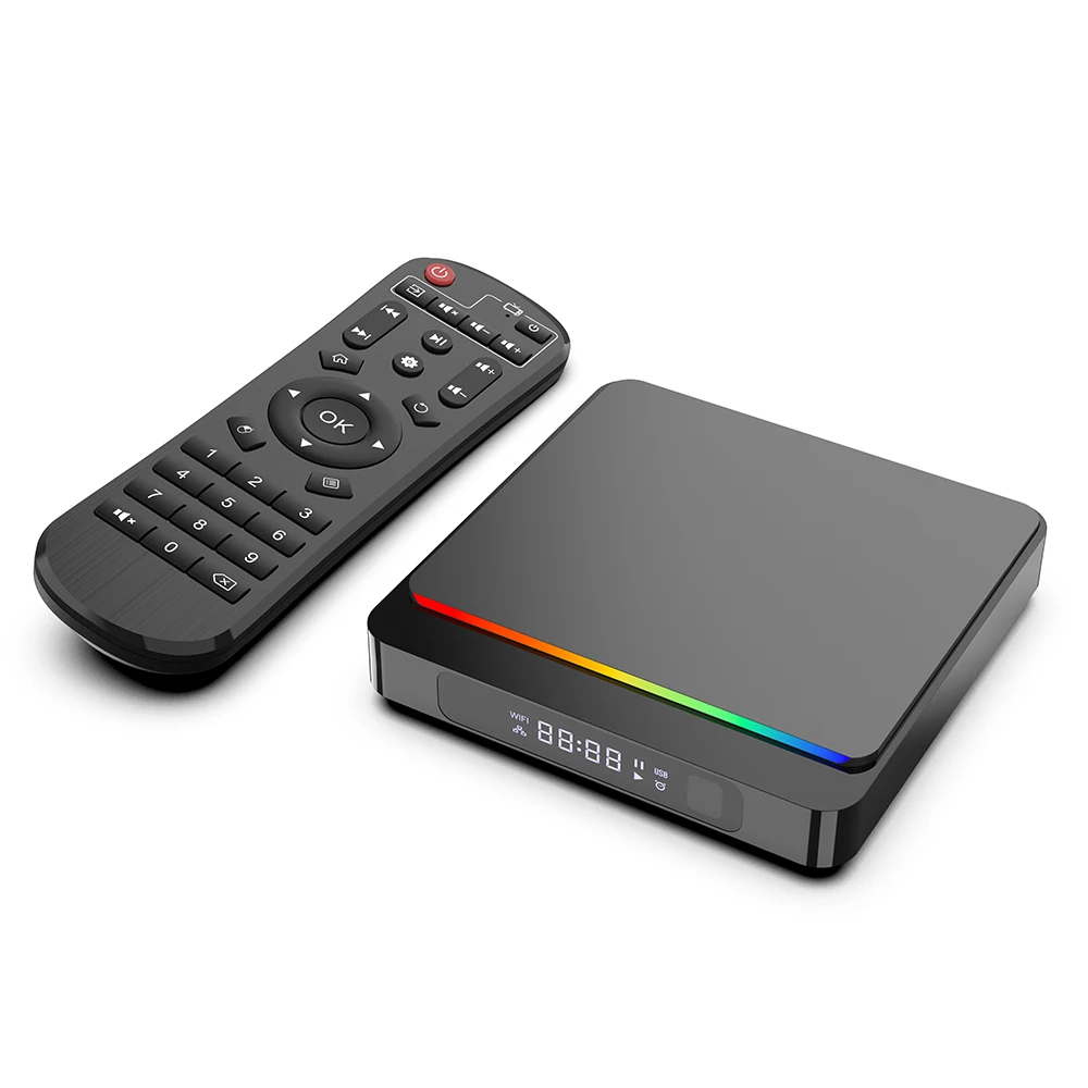  S905X4 set top box 8k video decode private casing X3 Pro 4gb/64gb android 10 2.4/5g wifi AC support AV1 codec tv for