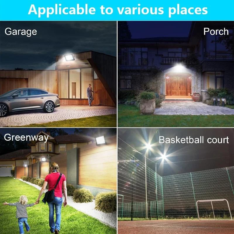 Vertak New Stadium Basketball Court Dial code CCT LED Floodlight 10W-200W Spotlight with IP65 Rating and Reflector