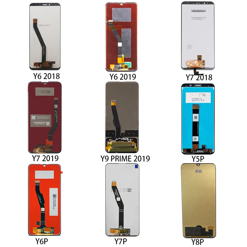 Wholesale For Huawei Y6 Y7 Y9 prime 2019 LCD Touch Screen Digitizer Assembly With Frame For Y7 2019 LCD DIsplay