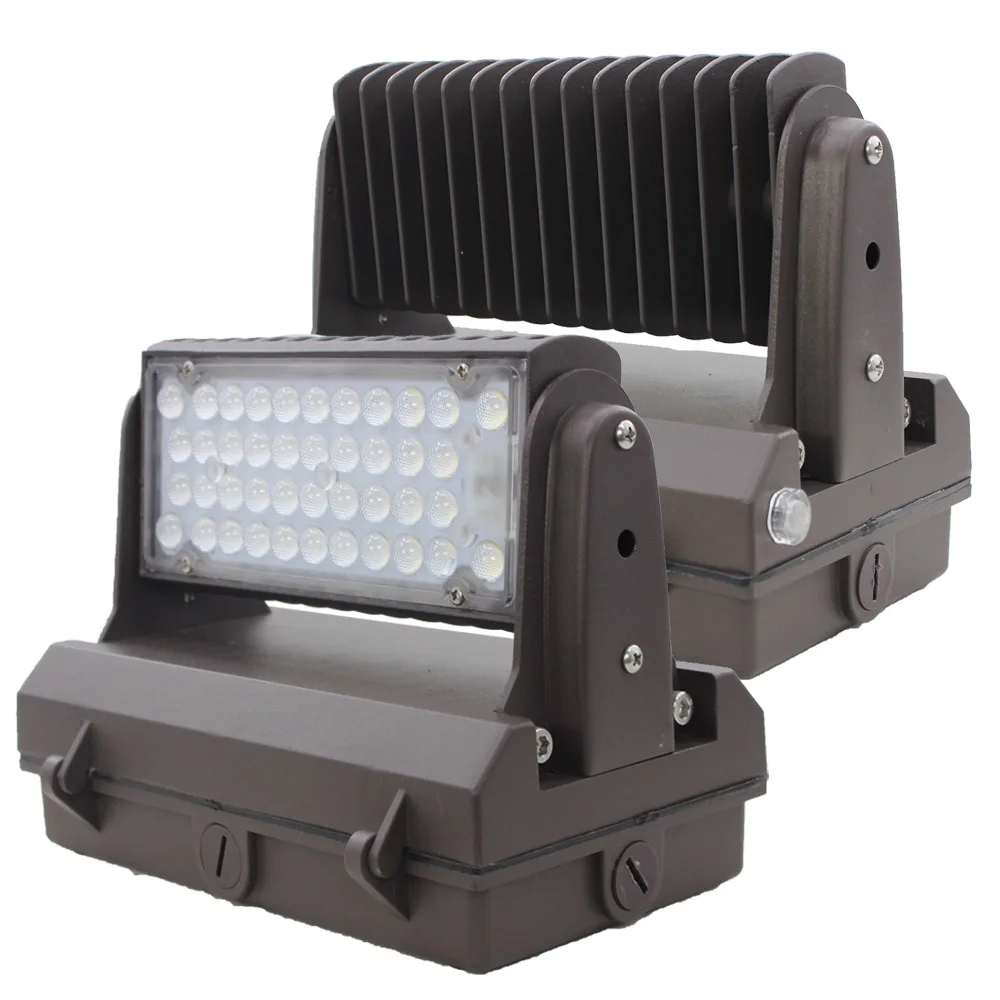 Outdoor IP65 Photocell Sensor Wall Mounted Light 60W 80W 100W 150W 200W 240W Commercial Led Wall Pack Light