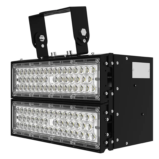 Various mount IP65 IK08 Aluminum PC lens anti-glare shade 100W 150W 200W 300W 400W Led flood light  for sport stadium lighting