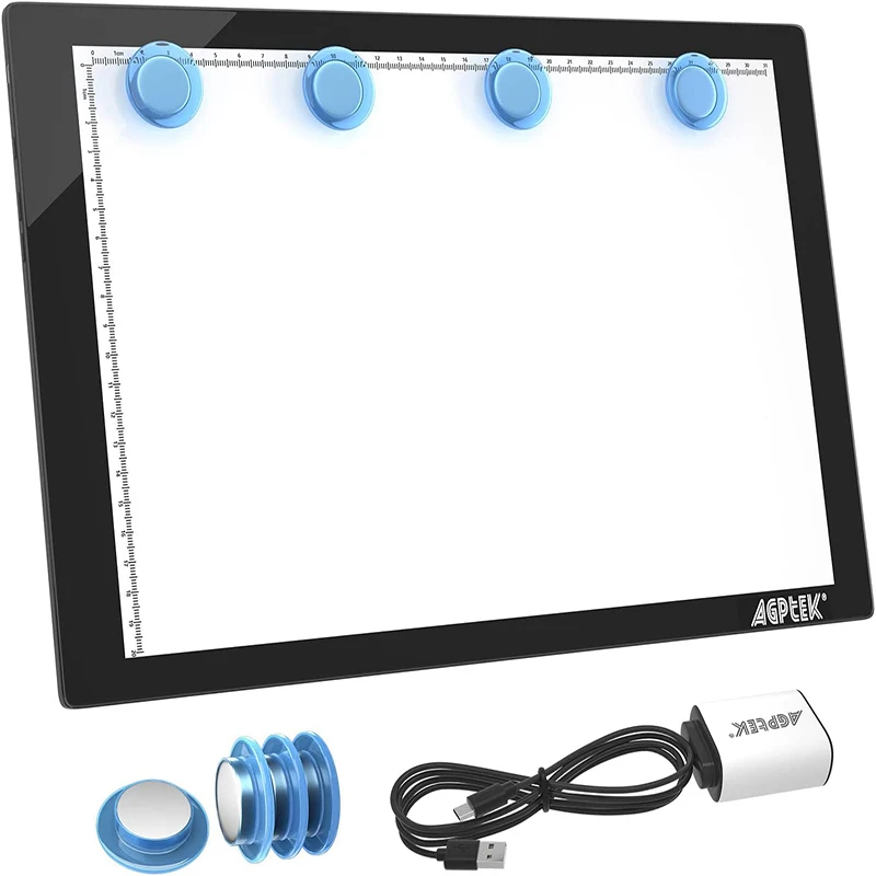 Rechargeable A4 Wireless LED Tracing Light Box Battery Powered Light Pad for Tracing Portable Light Board