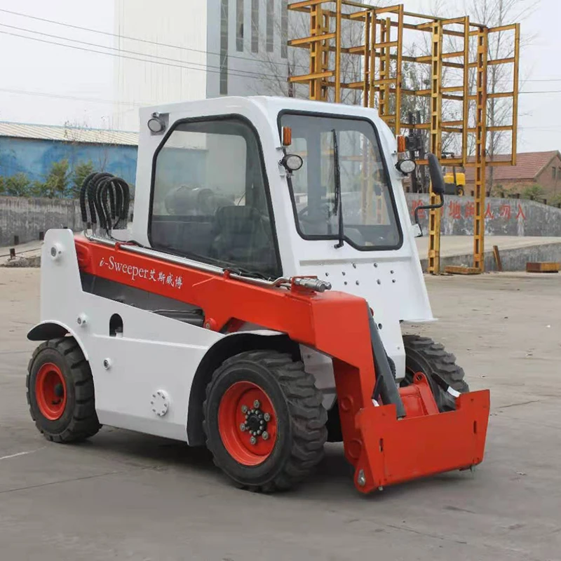 Community Skid Steer Machinery Road Ice Snow Sweeper for