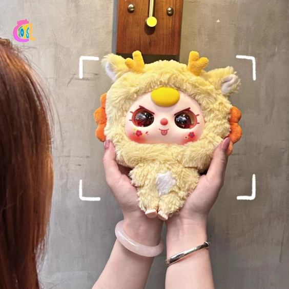 Wholesale Genuine Cute Big Head Baby Three Blind Box Zipper Bag Stuffed Plush Toy Animal Cartoon Gift Mystery Box