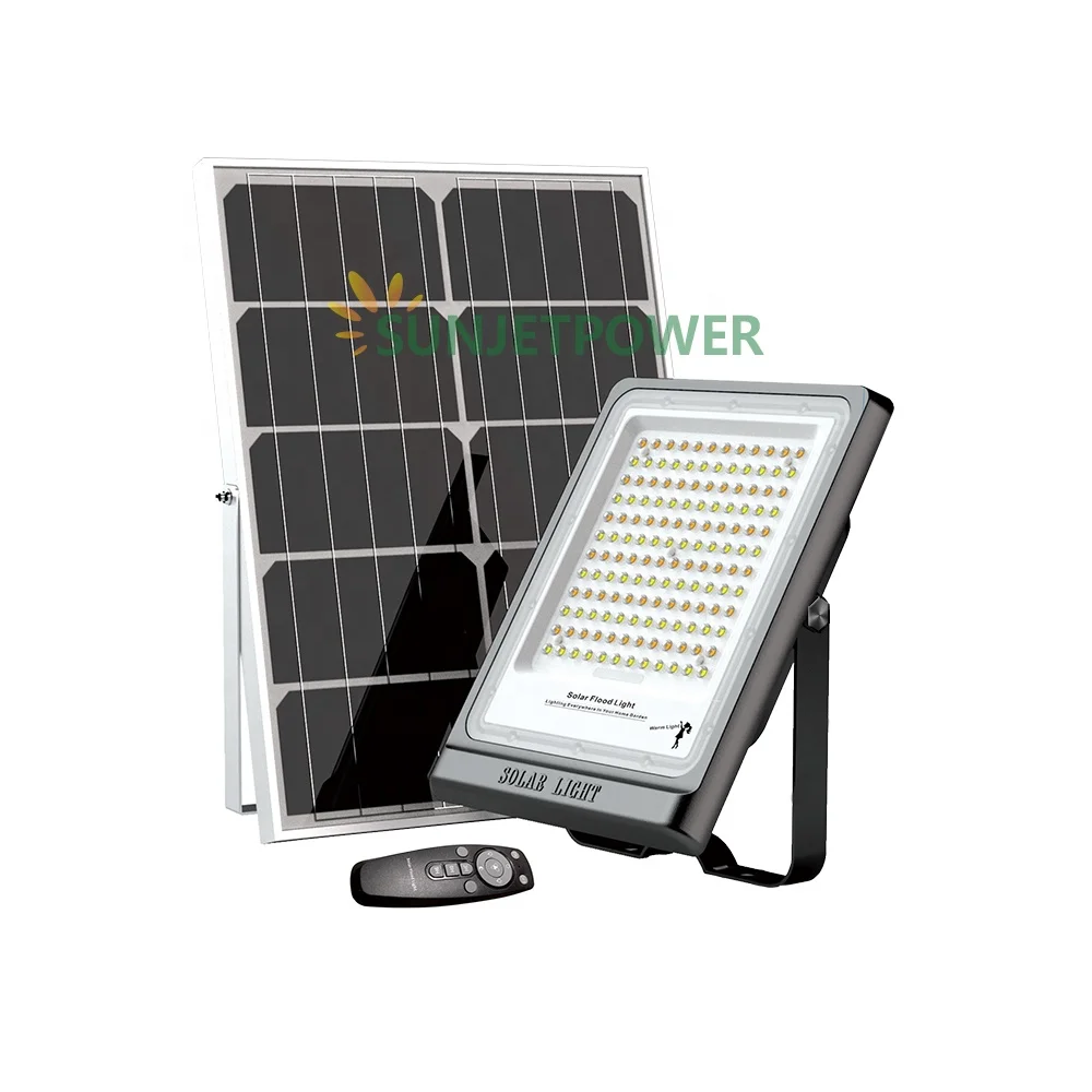 100w Good Price solar light integrated solar projector solar flood light all in two solar light