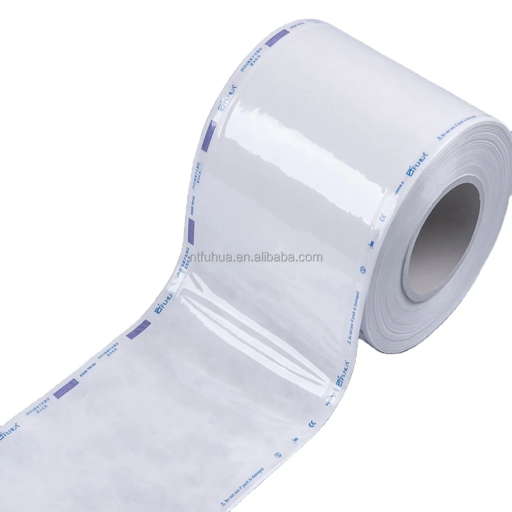 Tyvek Pouch Roll Bag for Plasma H2O2 Sterilization 300mm*70m Medical Packaging