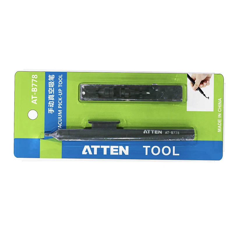  Внимание AT-B778 IC вакуумным отсосом HANDI-VAC инструменты для резьбы по дереву черный Антистатический ESD вакуумная Ручка с 3 всасывания Заголовки SMD палочки карандаш макияжа