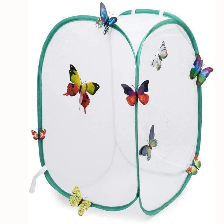 Collapsible Pop-up Insect Cage  And Butterfly Habitat