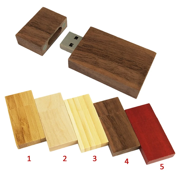 Manufacturer Wholesale Pormo Gifts Wooden Flash Usb Memory High Speed 2.0 3.0 16GB 32GB 64GB Flash Disk Wood Custom USB Drive