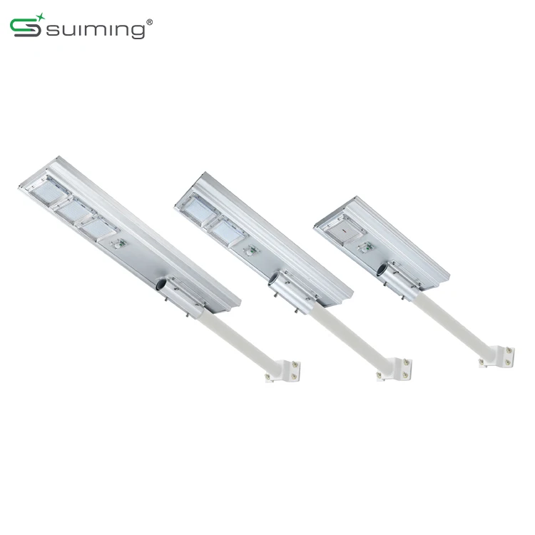 6063 aluminium alloy stand alone solar street light 30w 60w 90w led motion sensor solar power street lights