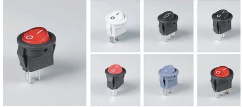 Rocker Button Switch 3 position DPDT on off or on off on for electric control