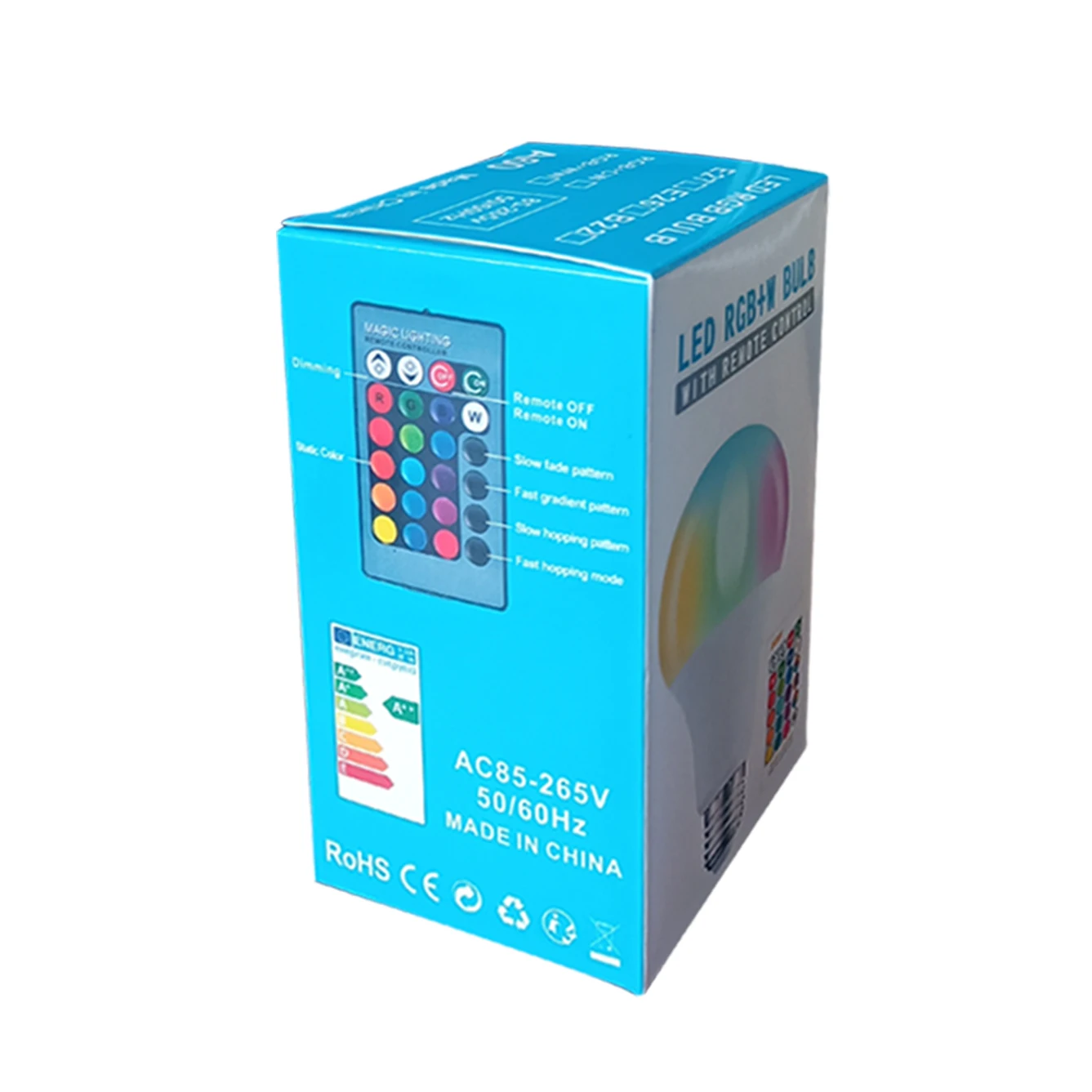 A60 9W APP Control RGB SMD LED Bulb, Dimmable CCT Adjustable E27 RGB Smart WIFI LED Bulb Light with Tuya Remote
