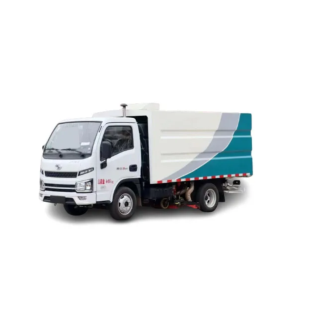 YUEJIN 4x2 small vacuum road street washing truck for sale