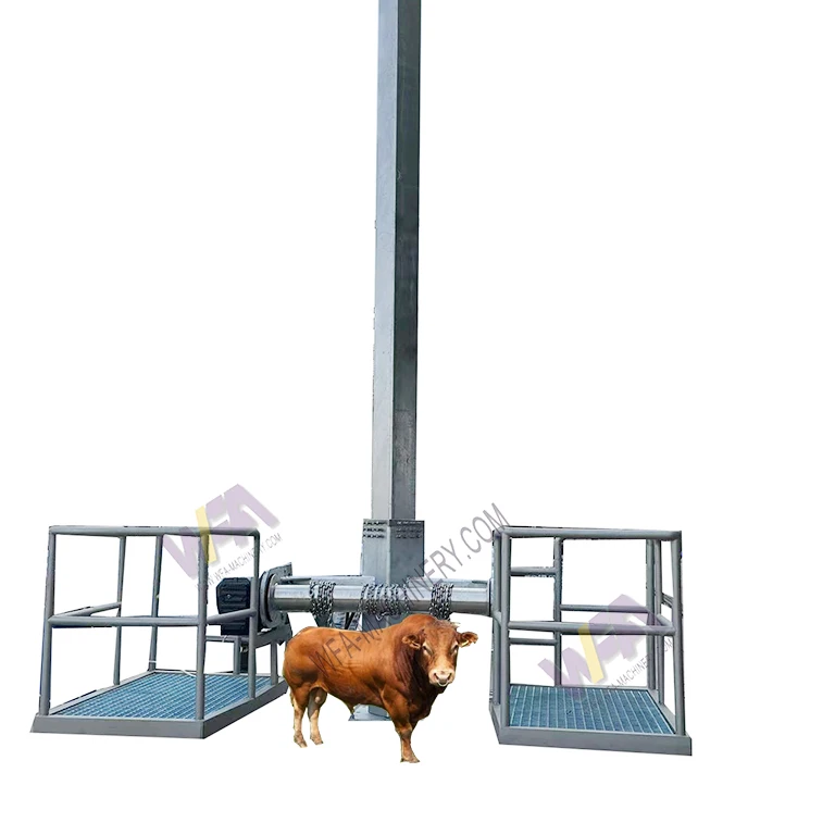 Auto Small Abattoir Halal Cow Slaughterhouse Equipment Bovine Skin Removed Machine