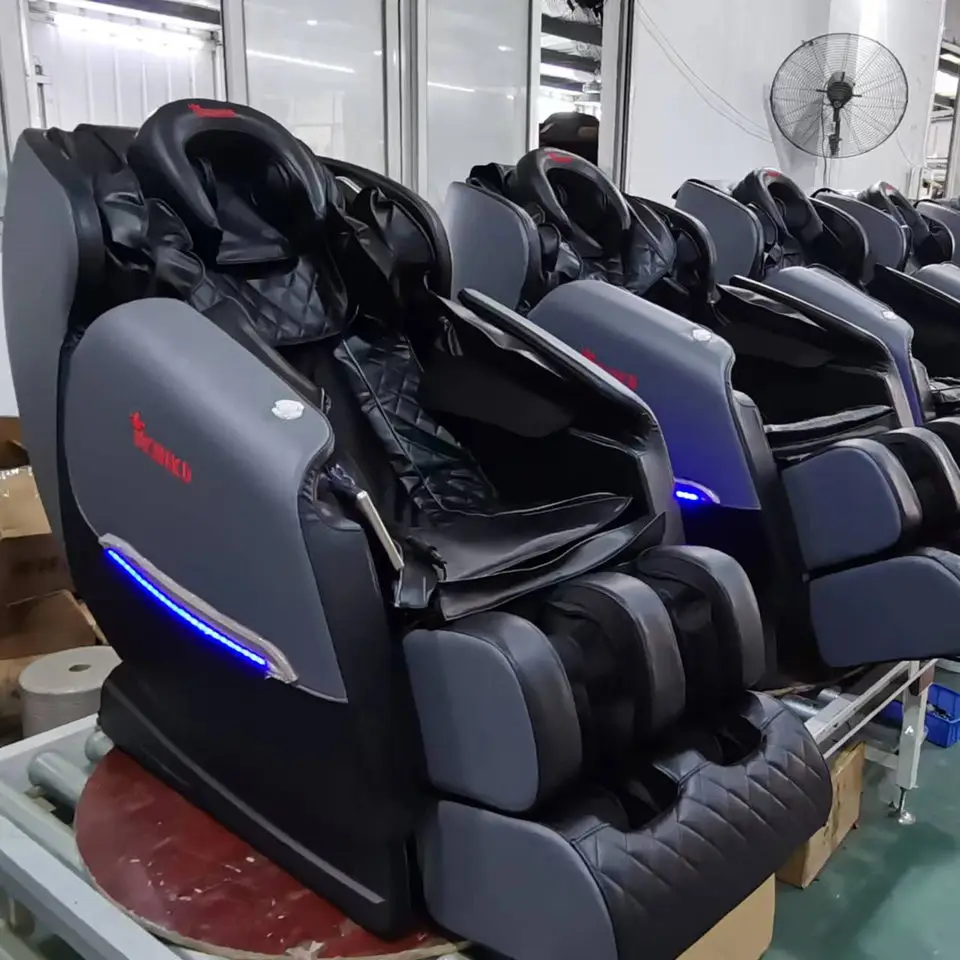 Office chair with massage japanese recliner massage chair 4d L track spa pedicure chair massage full body