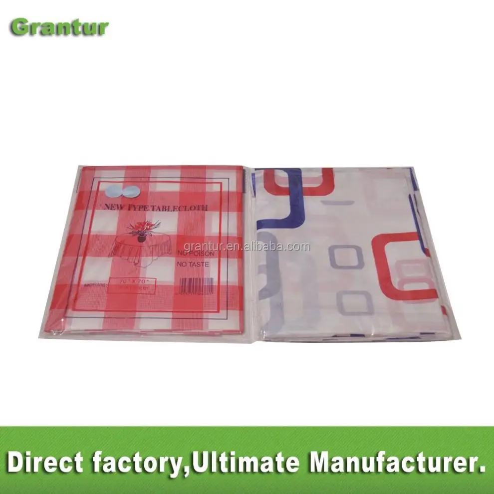 custom plastic table cover wholesale solid color table cover with logo printed